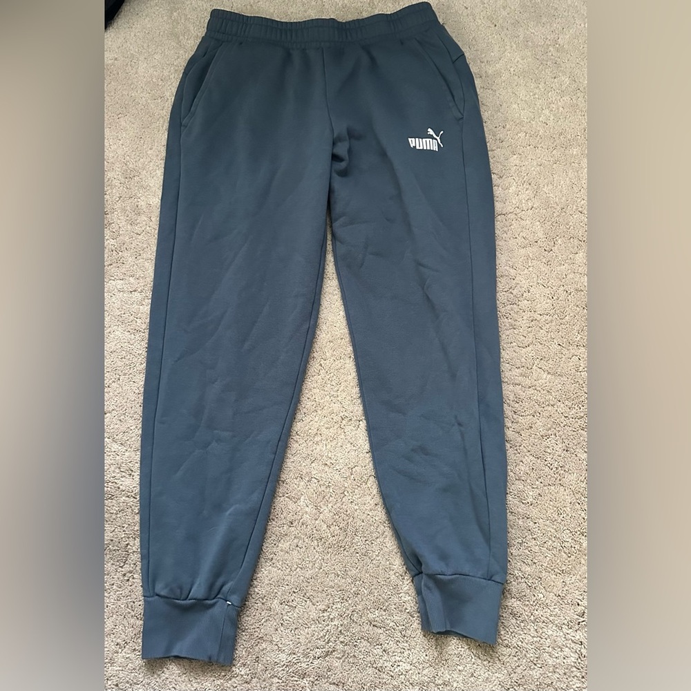 2 PUMA SWEATPANTS. Puma Blue and Pink Sweatpants